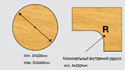 Изображение Схема обработки. Станок для облицовывания криволинейных мебельных деталей Griggio Gelios